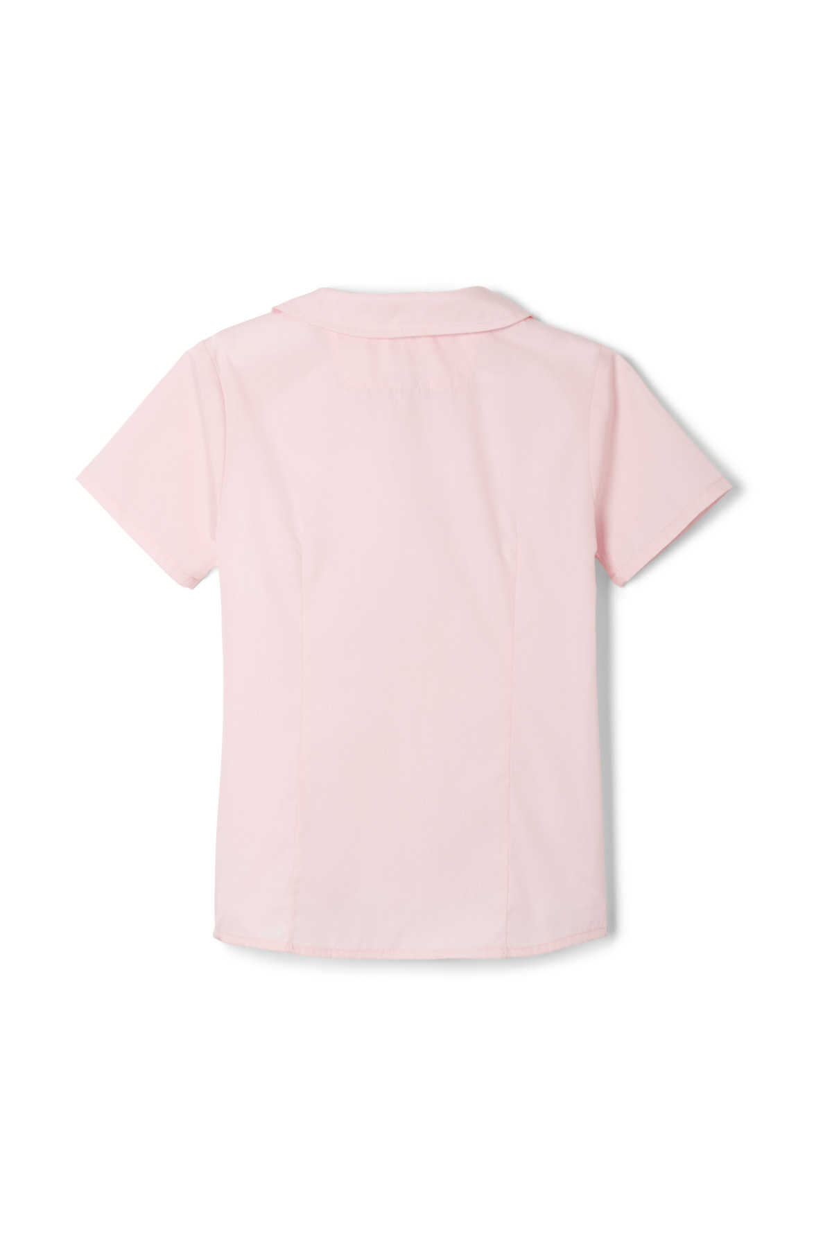 Pink Short Sleeve Peter Pan Blouse – FINAL SALE - French Tooast