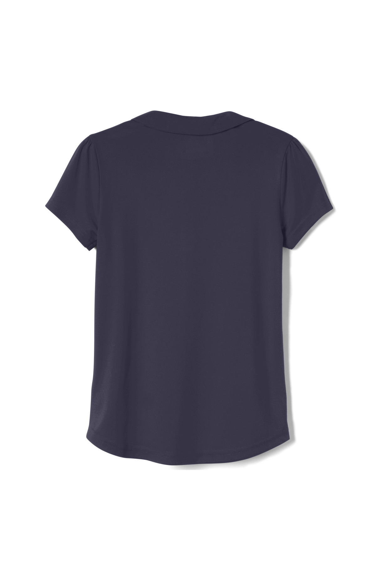 Short Sleeve Performance Polo with Peter Pan Collar - French Tooast